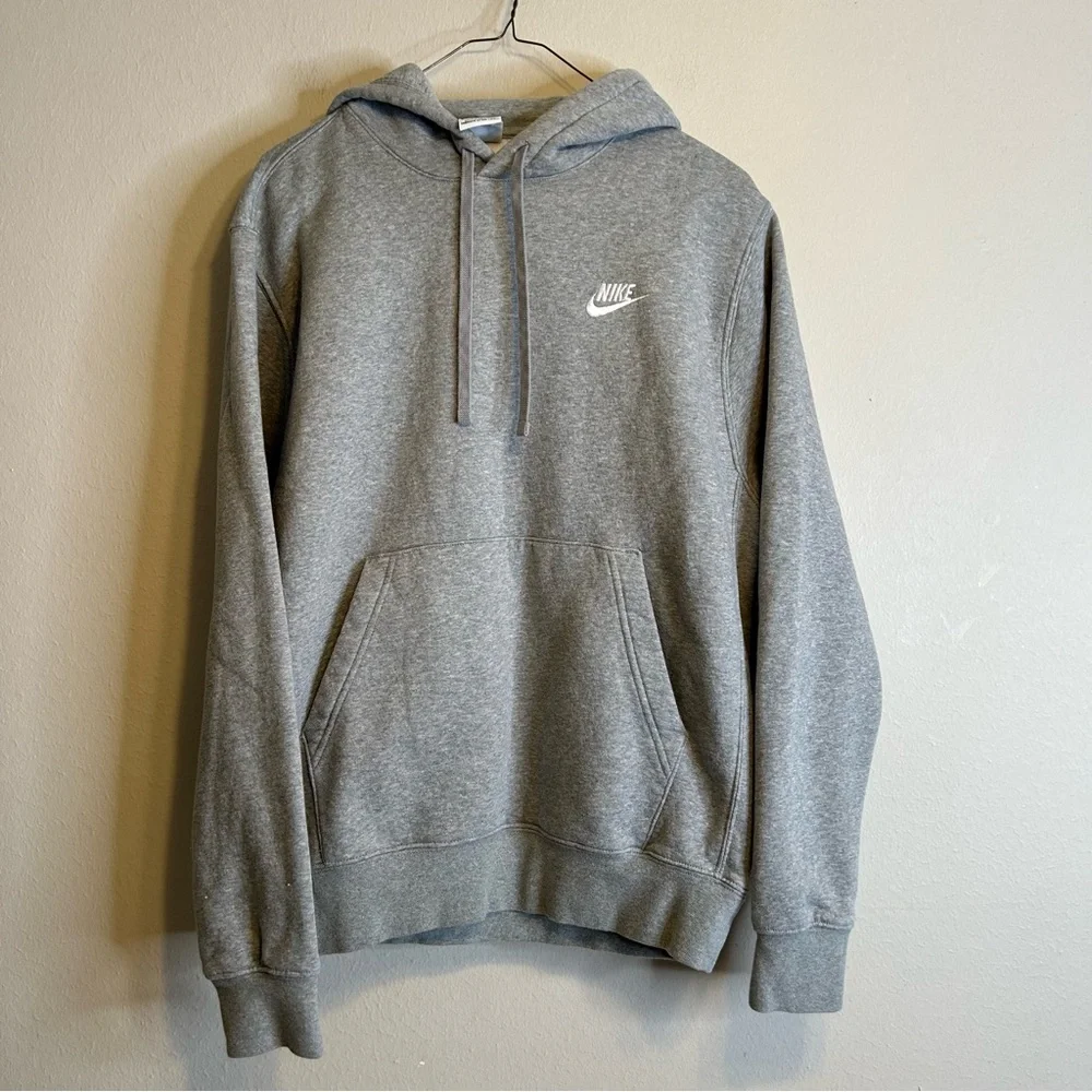 Nike Sportwear Club Fleece Big‎ Kids Gray Hoodie size M